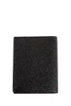 Thom Browne Man Black Wallets & Cardholders In Black