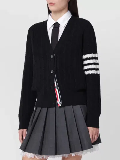 Thom Browne Cardigan In Black