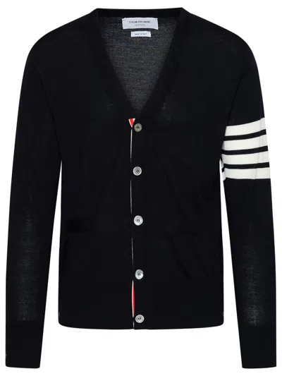 Thom Browne Cardigan In Blue