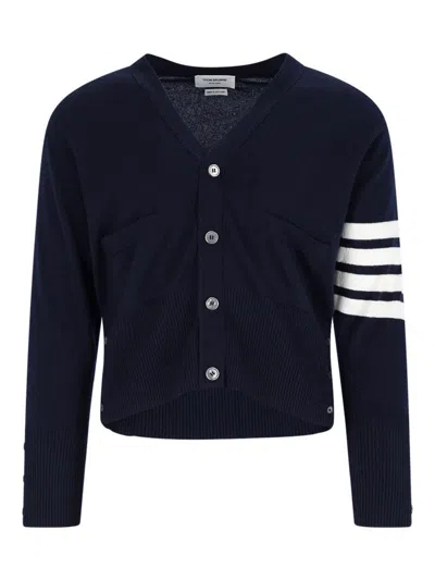 THOM BROWNE CÁRDIGAN - AZUL