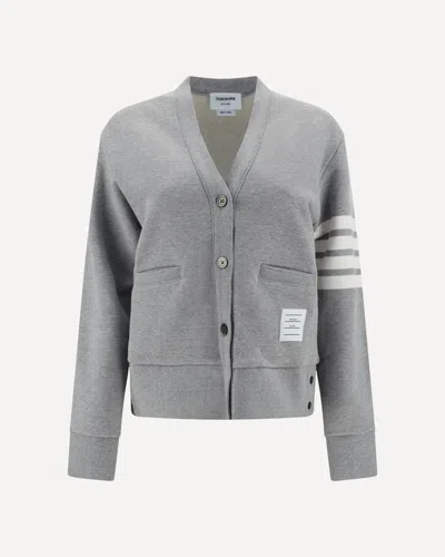 Thom Browne Cardigan In Gray