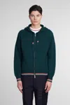 Thom Browne Cardigan In Green Cashmere In Green