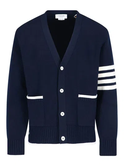 THOM BROWNE CARDIGAN IN LANA VERGINE