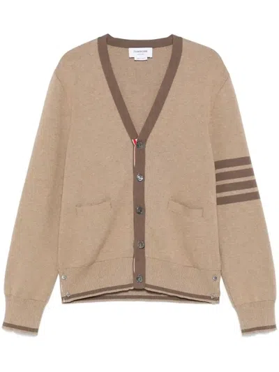 THOM BROWNE 4-BAR STRIPE COTTON CARDIGAN - MEN'S - COTTON