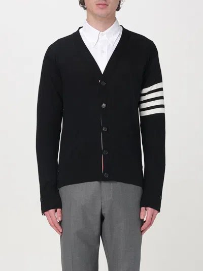 THOM BROWNE CARDIGAN THOM BROWNE MEN COLOR BLACK,G49626002