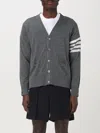 Thom Browne 4-bar Stripe Cardigan In Grau 2