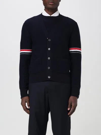 THOM BROWNE CARDIGAN THOM BROWNE MEN COLOR NAVY,402722045