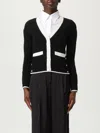 Thom Browne Side Buttoned Knit Cardigan In Black