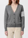 Thom Browne Sweater  Woman Color Charcoal In Multi