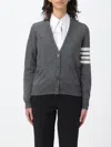 Thom Browne Cardigan  Woman Color Grey In Grey