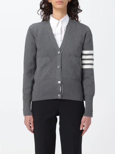 Thom Browne Cardigan  Woman Color Grey In Grey