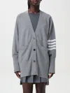 Thom Browne Cardigan  Woman Color Grey In Grau