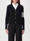 Thom Browne 4-bar Stripe Cardigan In Black