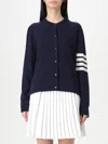 Thom Browne Cardigan  Woman Color Blue In Navy