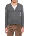 Thom Browne 4-bar Cotton Cardigan For Men