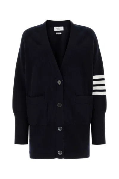 THOM BROWNE THOM BROWNE CARDIGAN WITH INLAY 4BAR