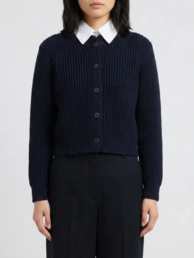 Thom Browne Cardigan Woman  In Blue