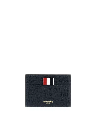 Thom Browne Card Holder In Blue