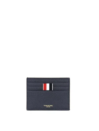 Thom Browne Anchor Card Holder In Blue