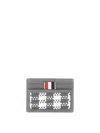 THOM BROWNE WOVEN LEATHER CARD CASE