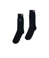 Thom Browne Gingerbread Jacquard Holiday Socks In Black
