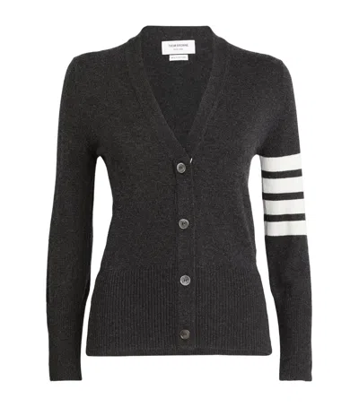 THOM BROWNE CASHMERE 4-BAR CARDIGAN