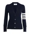 Thom Browne Cashmere 4-bar Cardigan In Navy