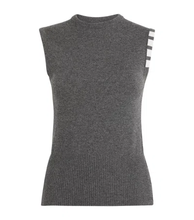 THOM BROWNE CASHMERE 4-BAR SWEATER VEST