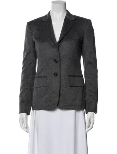Pre-owned Thom Browne Cashmere Blazer In Gray