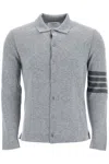Thom Browne Cashmere Cardigan For Men In Grey