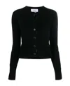 Thom Browne Cashmere Crew Neck Cardigan In Black