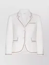 Thom Browne Cashmere High Armhole Sportcoat In White