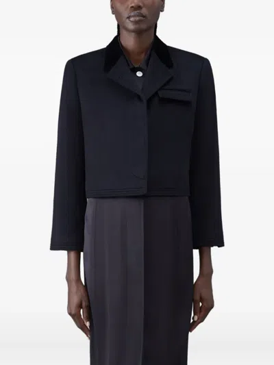Thom Browne Jacke Aus Kaschmir In Black