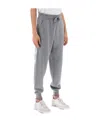 Thom Browne Cashmere Knitted Track Pants In Gray