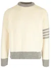 Thom Browne Cashmere Sweater In Dark Grey