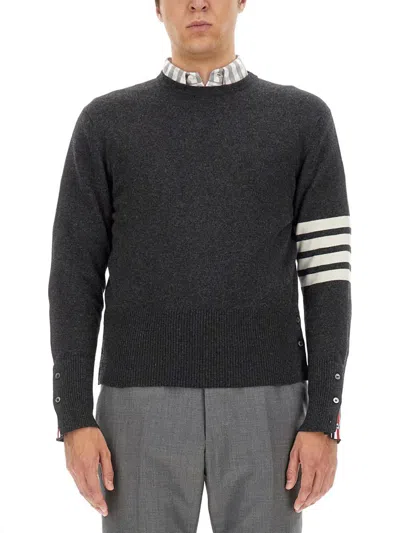 Thom Browne Cashmere Sweater In Grey