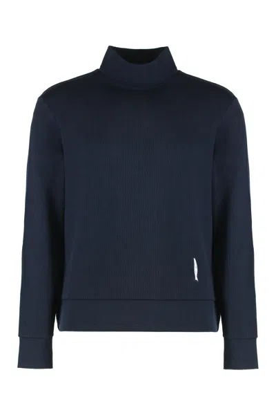 Thom Browne Cashmere Turtleneck Jumper In Blue
