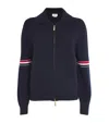 Thom Browne Cashmere Zip-up Cardigan In Navy