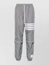 Thom Browne Casual Trousers With Elasticated Ankles And Panelled Design