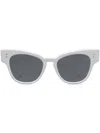 Thom Browne Cat-eye Frame Sunglasses In White