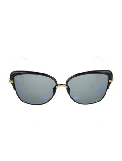 Pre-owned Thom Browne Cat-eye Mirrored Sunglasses W/ Tags In Blue