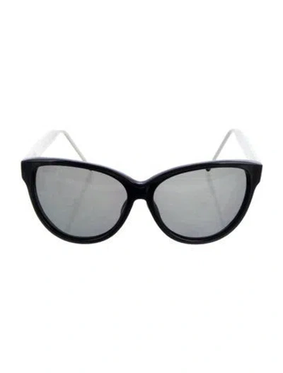 Pre-owned Thom Browne Cat-eye Tinted Sunglasses In Blue