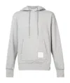 Thom Browne Classic Loopback Hooded Sweatshirt In Gray