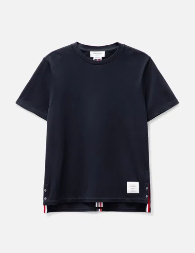 THOM BROWNE CENTER BACK STRIPE PIQUÉ T-SHIRT
