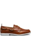 Thom Browne Chain-link Detail Lace Up Shoes In Brown