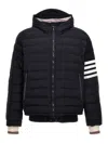 Thom Browne Midnight Blue Polyester Down Jacket In Blue