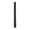 Thom Browne Diagonal Stripe Classic Wool Tie In Gray