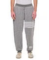 Thom Browne Check 4 Bar Cotton Sweatpants