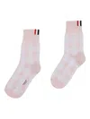 Thom Browne Check-jacquard Socks