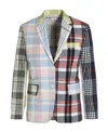 Thom Browne Cotton Blazer In Gray